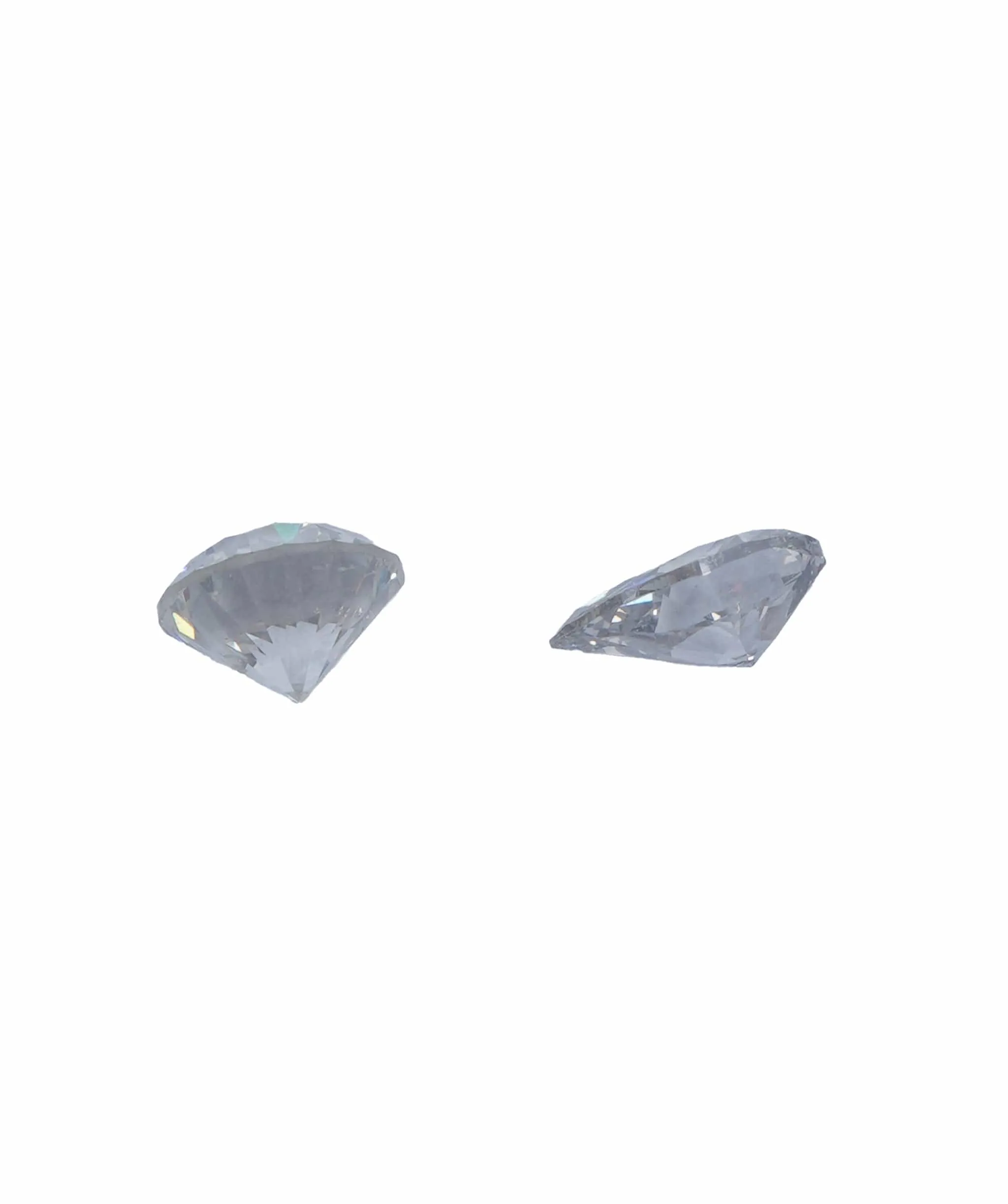 0.82 ct ROUND & PEAR NATURAL FANCY GREY DIAMOND SET OF 2 ANL-S20-42