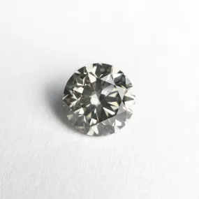 1.00ct 6.11x6.08x4.04mm SI1  Fancy Grey Round Brilliant 24269-01