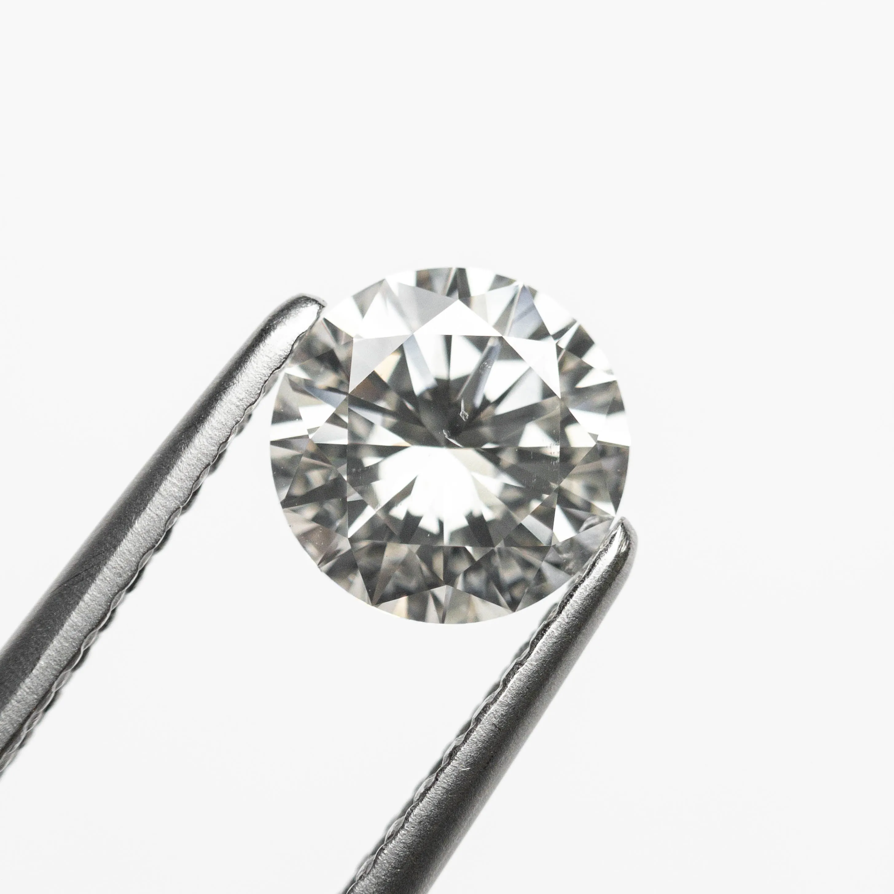 1.03ct 6.43x6.41x3.89mm SI2 Fancy Grey Round Brilliant 19560-01