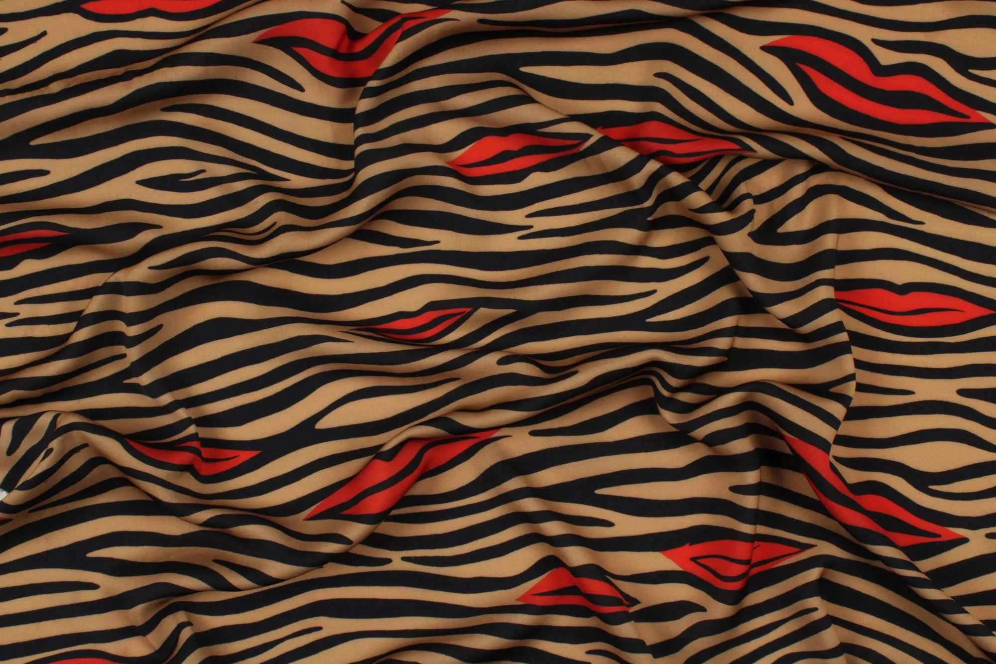 20 MTS ROLL - Soft Printed Satin - Animal Print - OFFER: 3€/MT