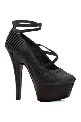 601-JUDITH Pump | Black Patent