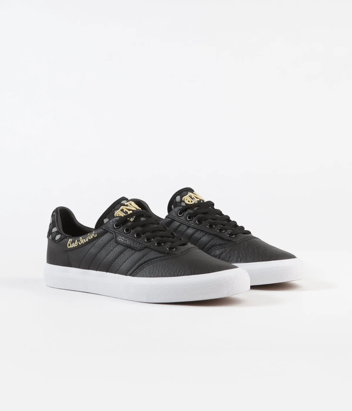 Adidas 3MC x Truth Never Told Shoes - Core Black / White / Matte Gold