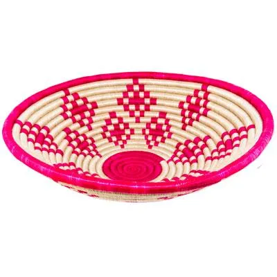 Agaseke Woven Bowl Basket - 12 inch