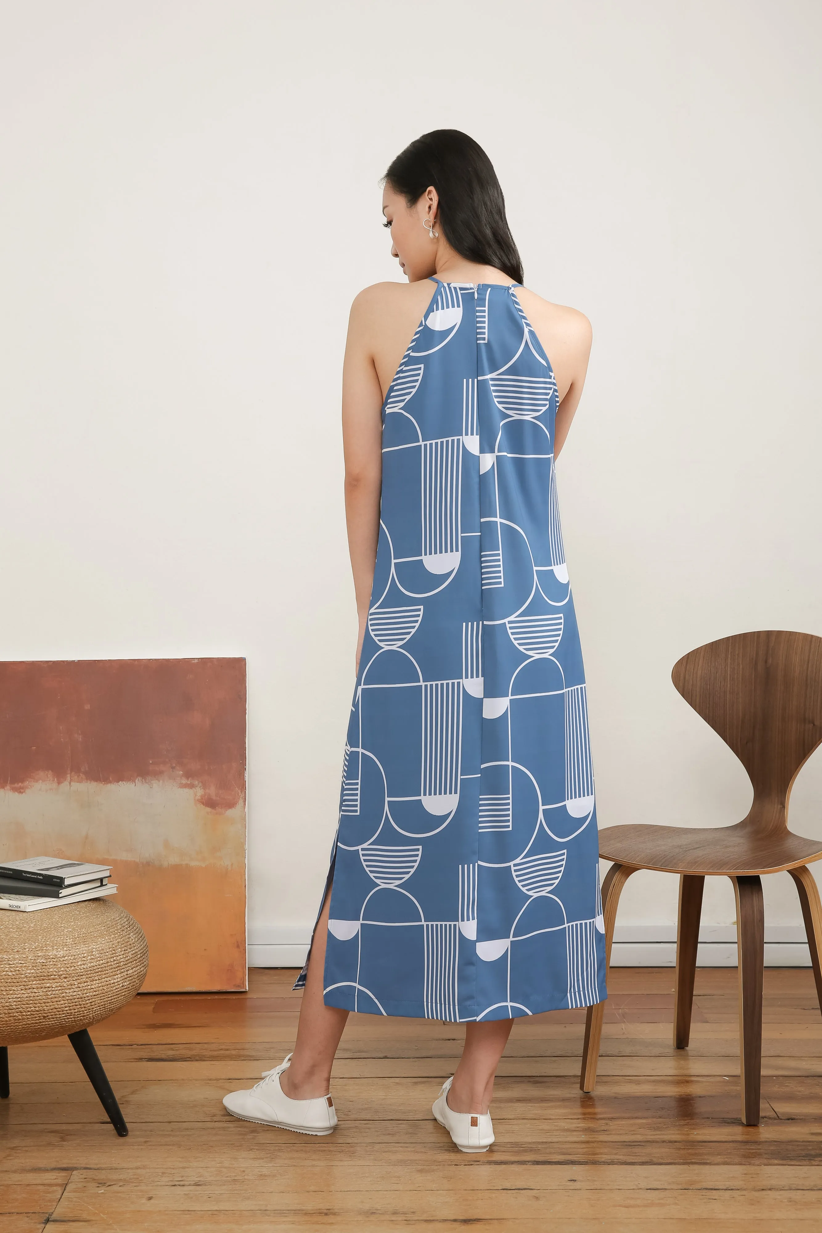 Aileen Printed Slip Maxi Dress