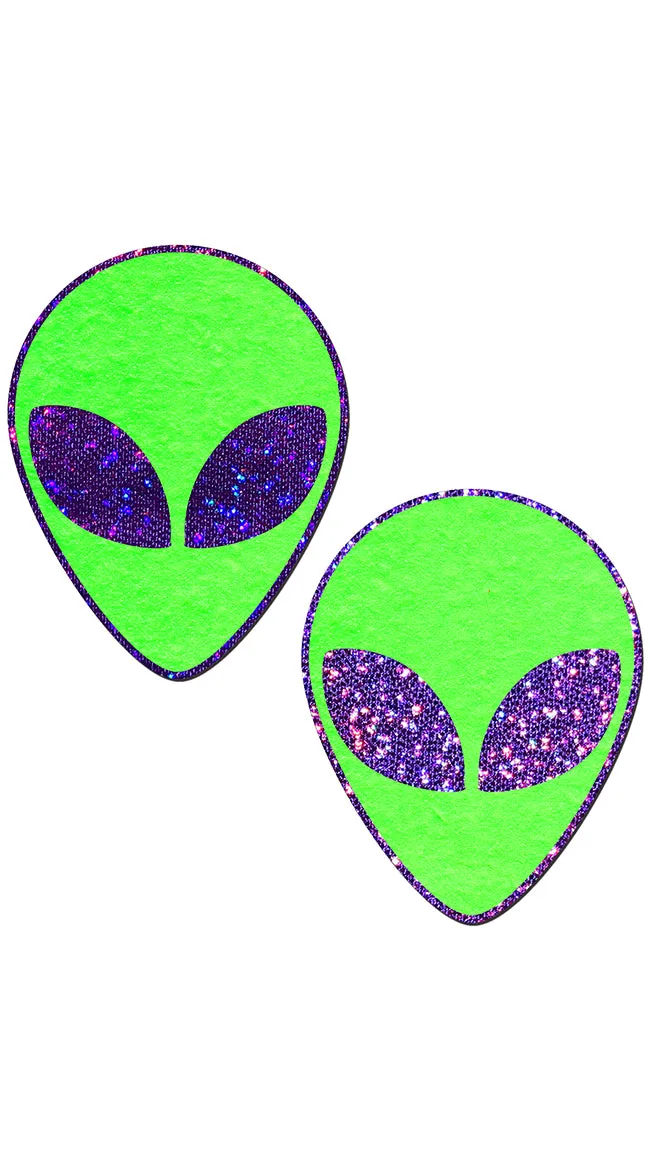 Alien Glow In the Dark Pasties