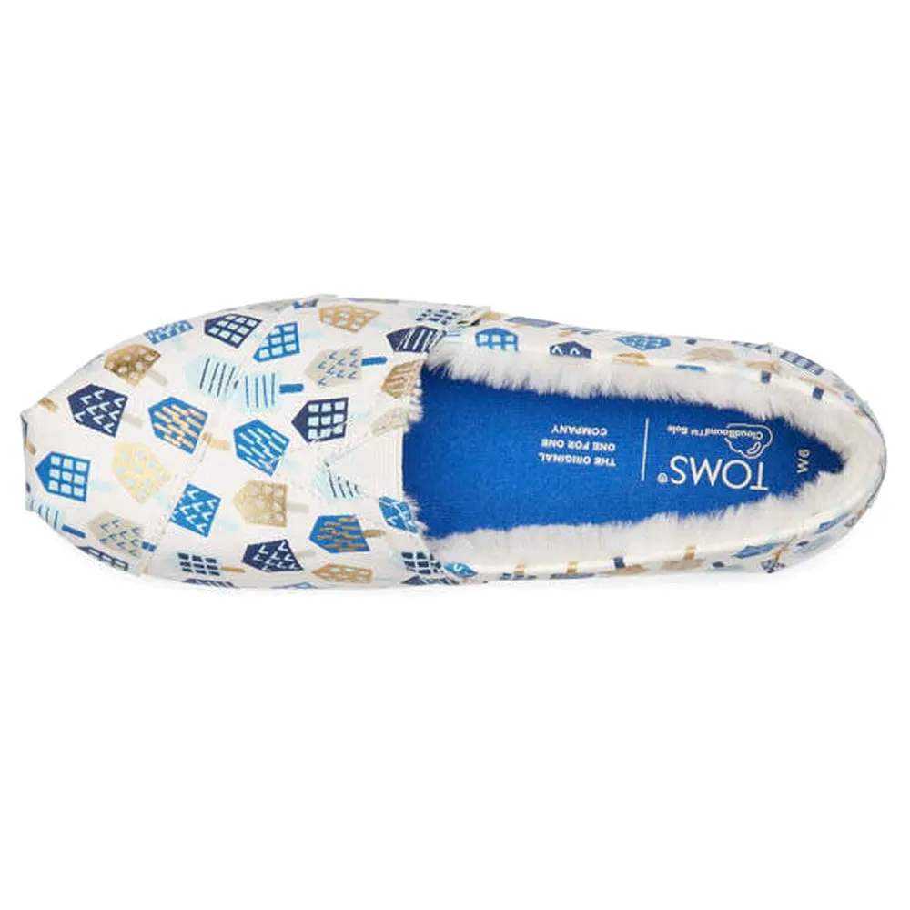 Alpargata Cozy Dreidel Graphic Slip On Flats