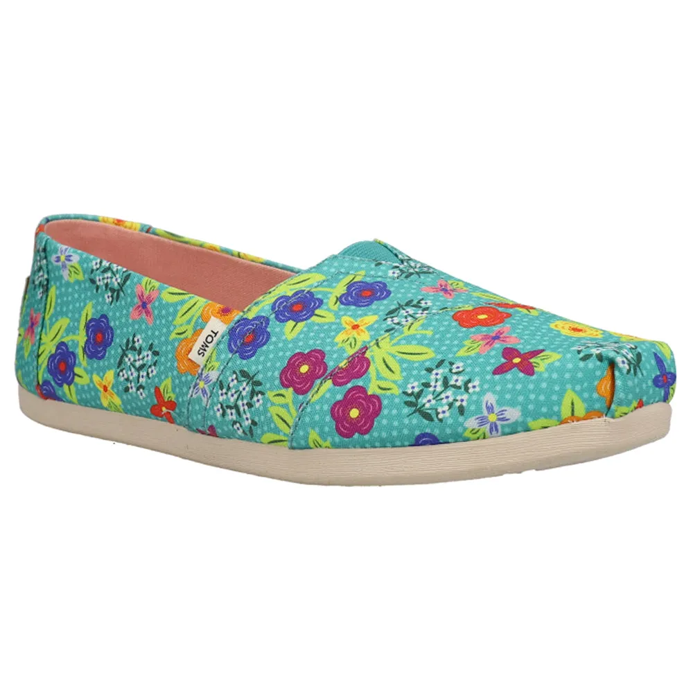 Alpargata Floral Slip On Flats