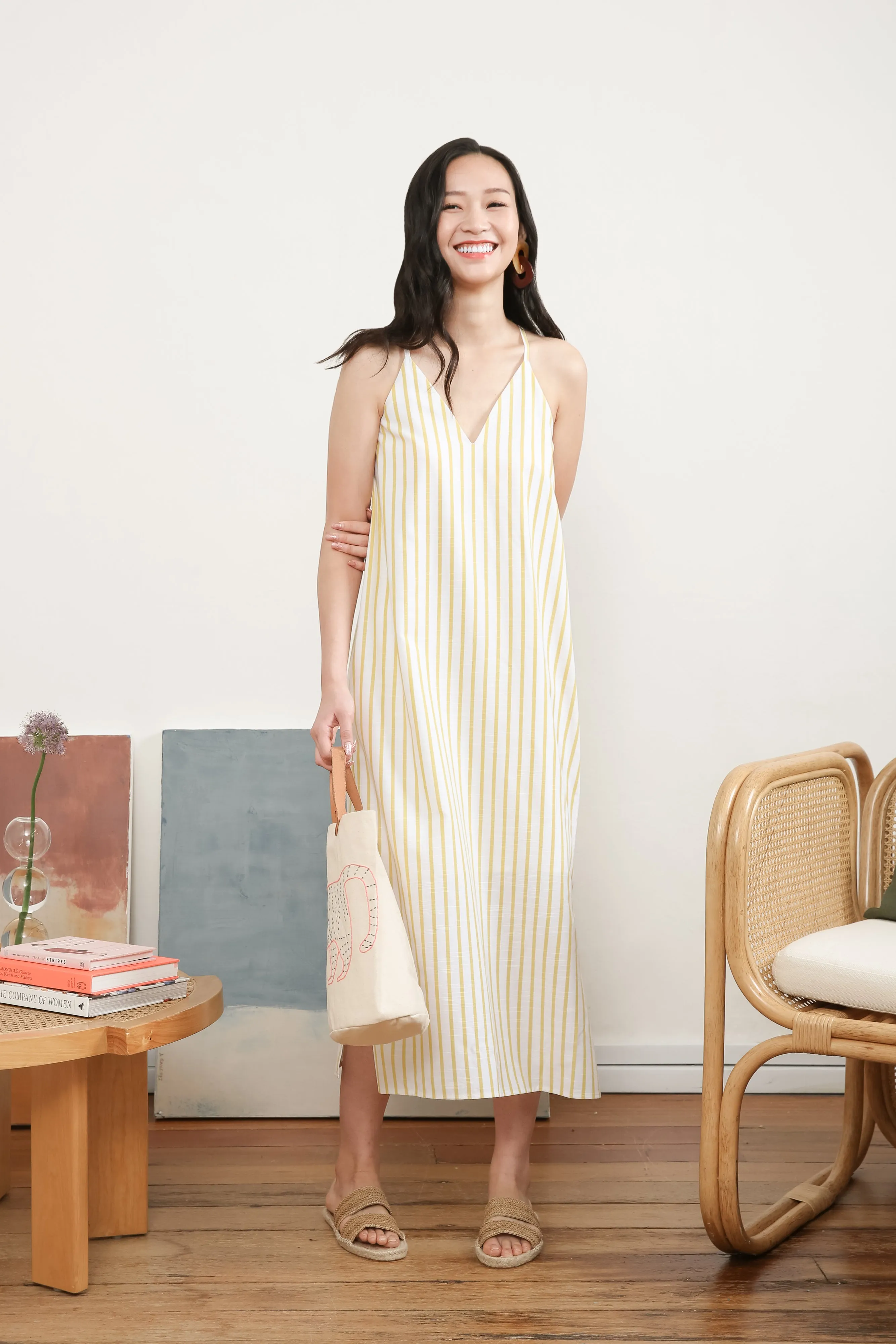 Amber Printed Maxi Slip Dress