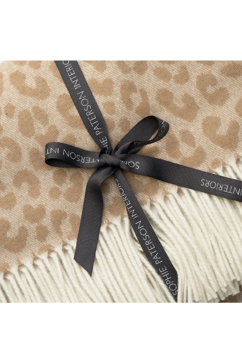 Animal Print Wool Throw | Andrew Martin Wildcat