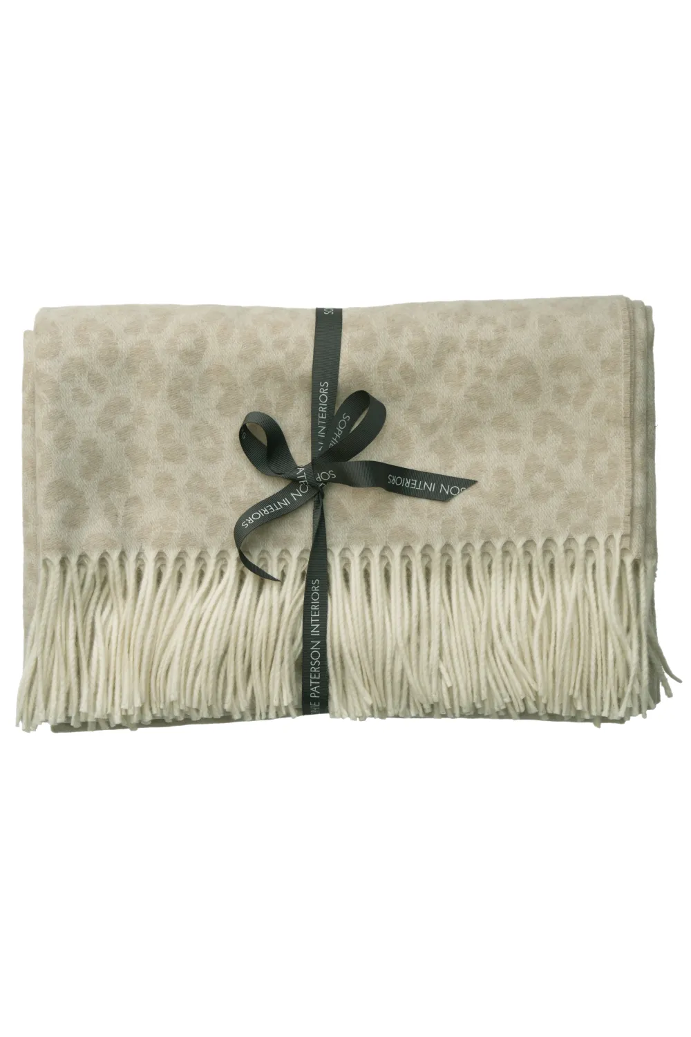 Animal Print Wool Throw | Andrew Martin Wildcat