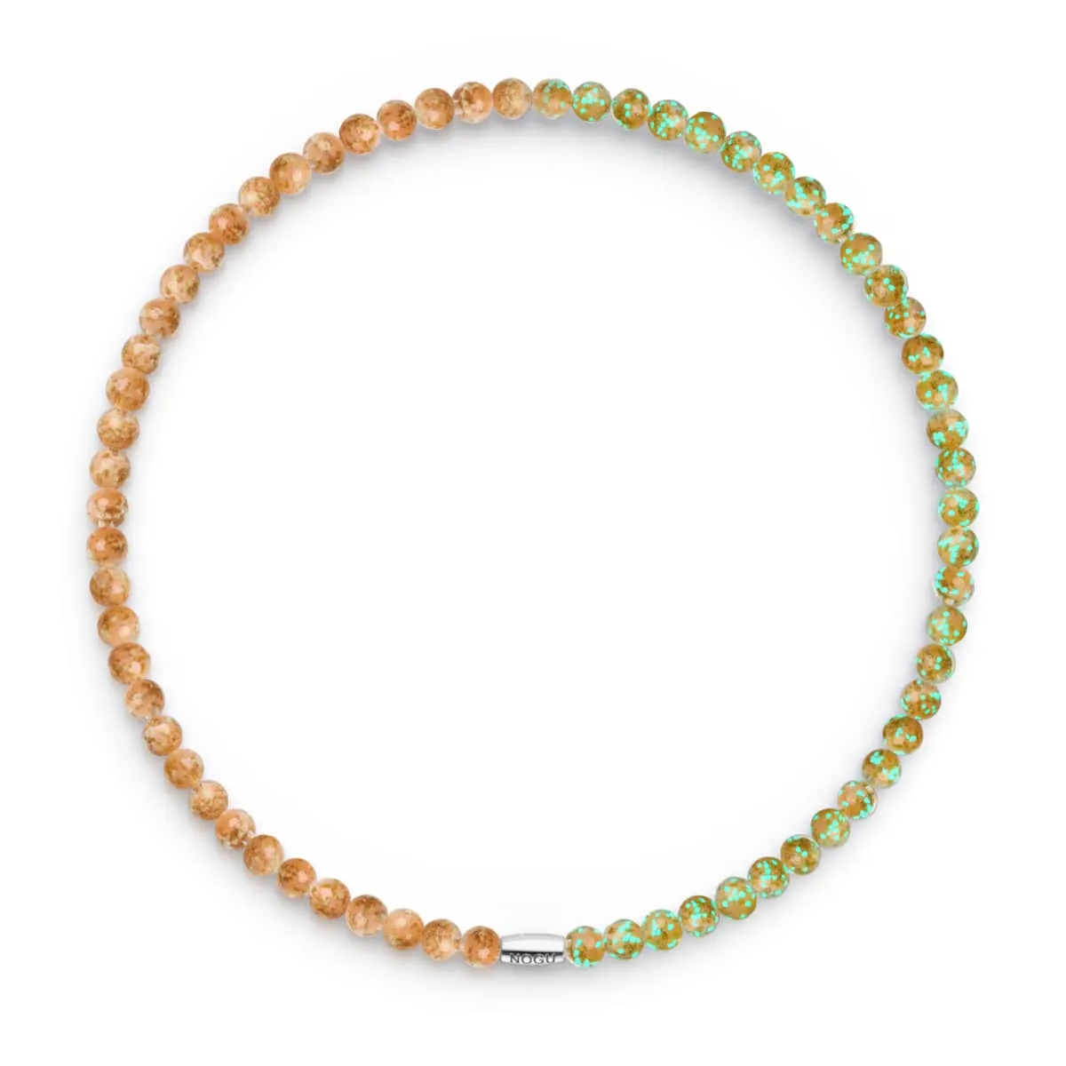 Apricot | .925 Sterling Silver | Firefly Glass Wrap