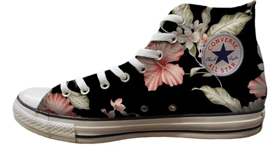 Baggins Original Hi Top Floral Print