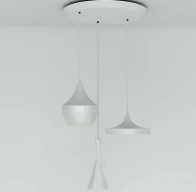 Beat Trio Round Multi-Light LED Pendant