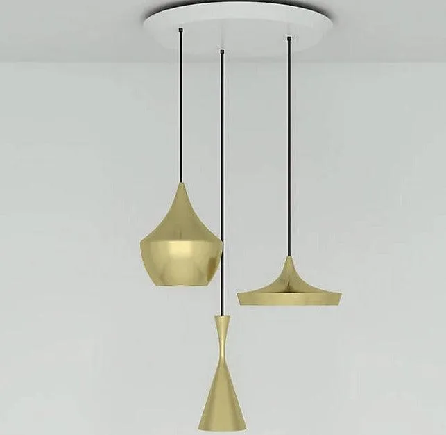 Beat Trio Round Multi-Light LED Pendant