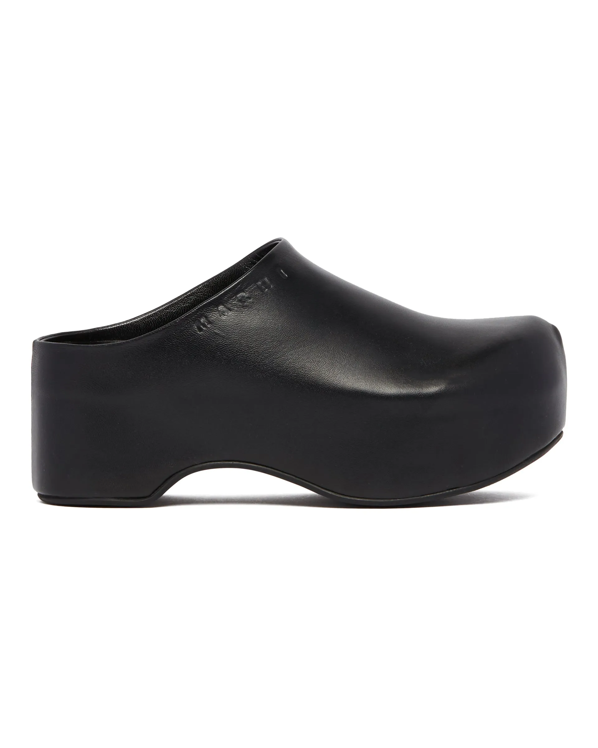 Black Chunky Clog Sabot