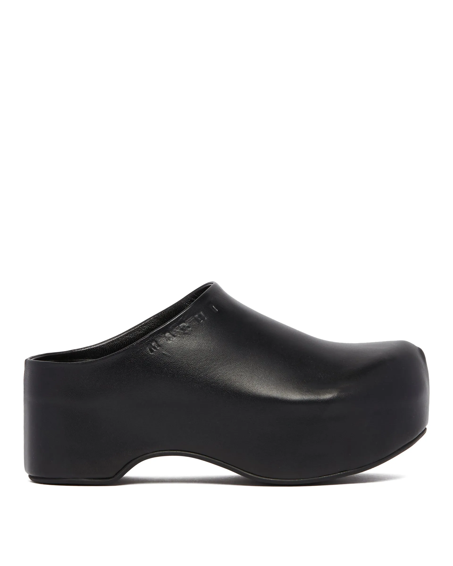 Black Chunky Clog Sabot