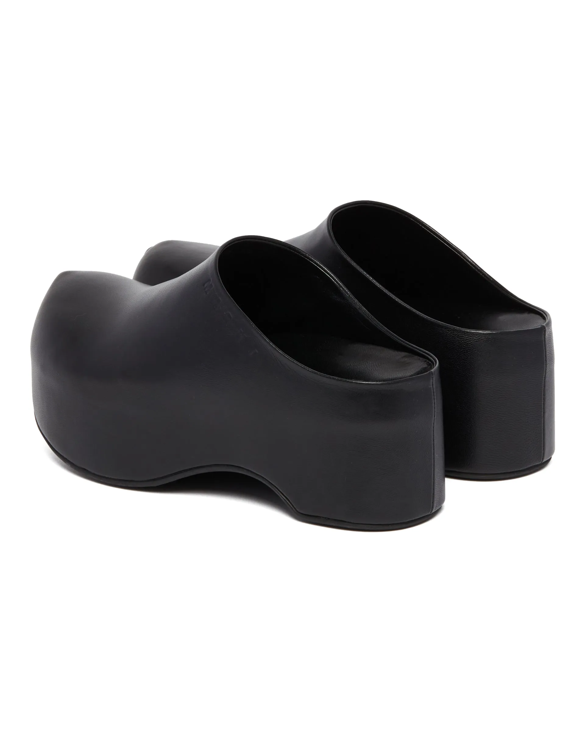 Black Chunky Clog Sabot