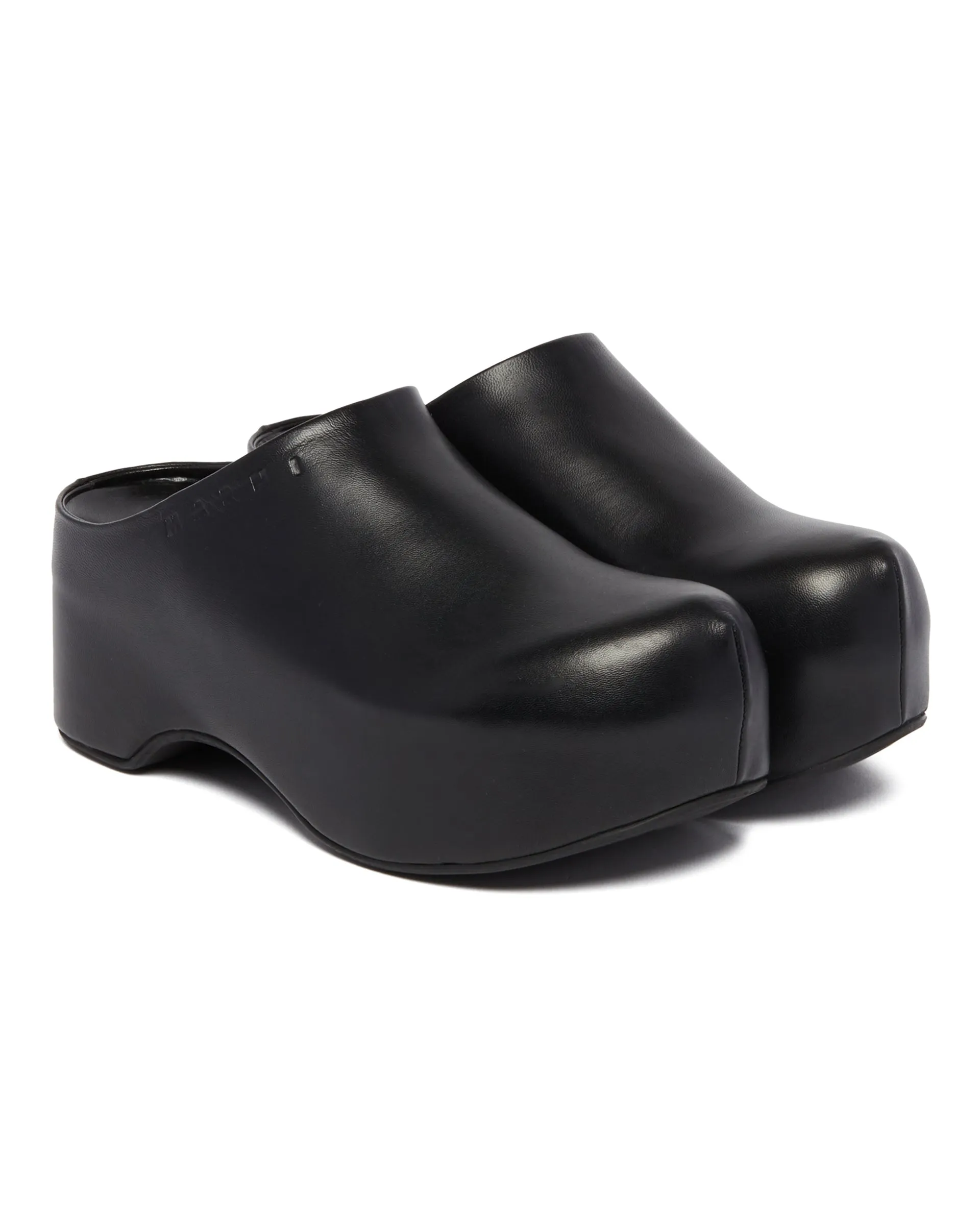 Black Chunky Clog Sabot