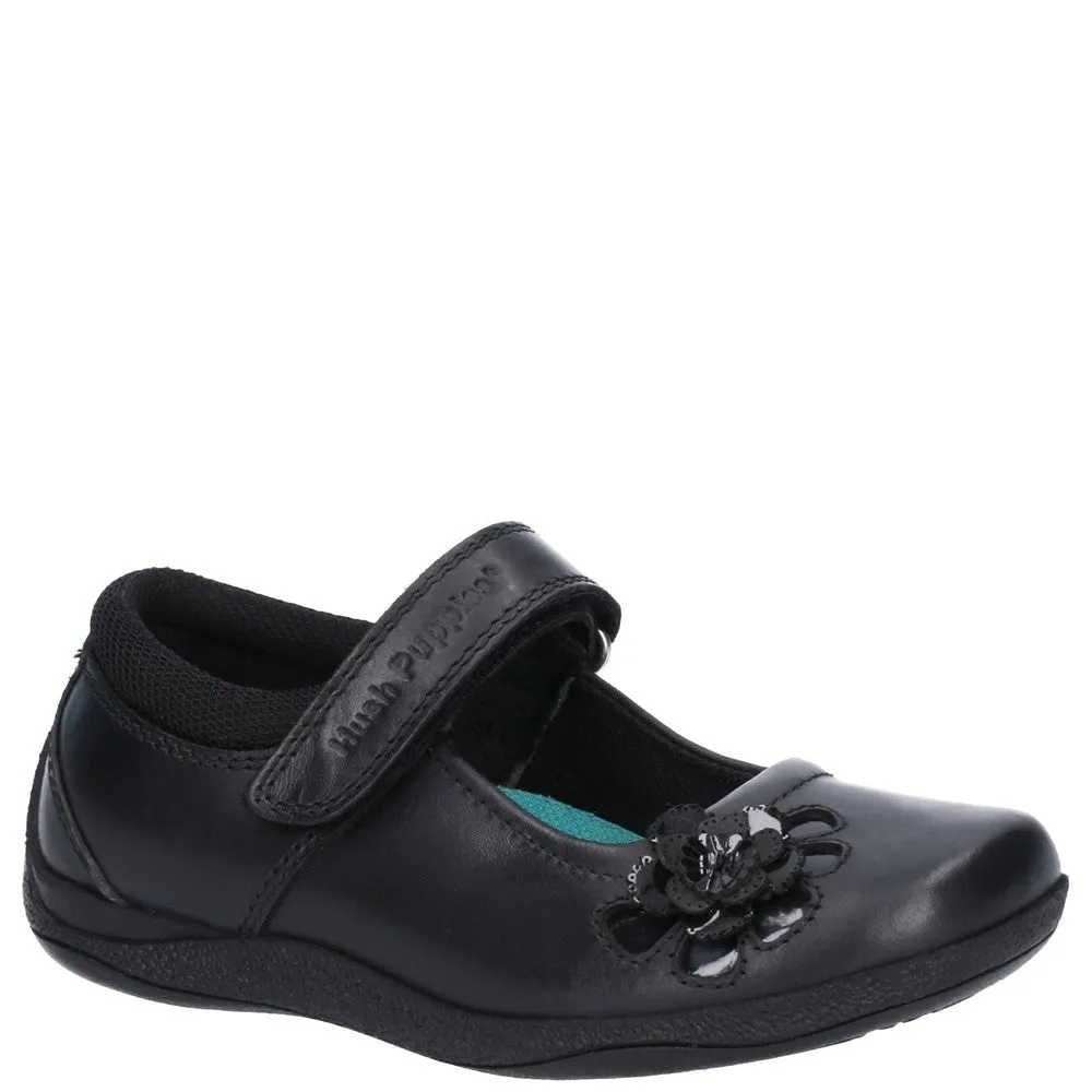 Black Jessica Senior School Shoes