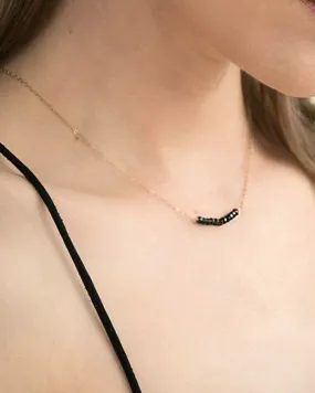 Black Onyx Band Necklace