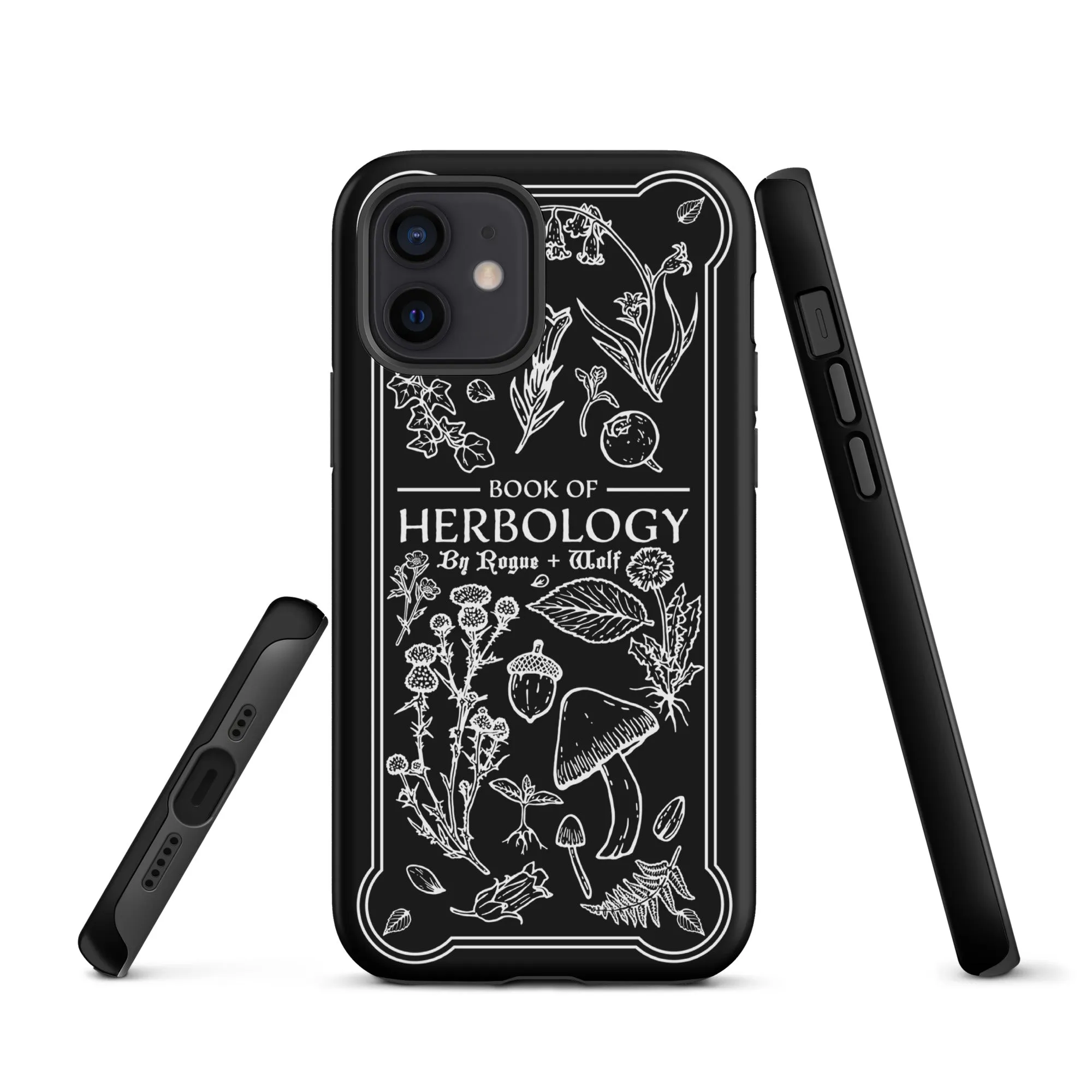 Book of Herbology Shockproof iPhone case - Witchy Goth Phone Accessories Anti-scratch cover