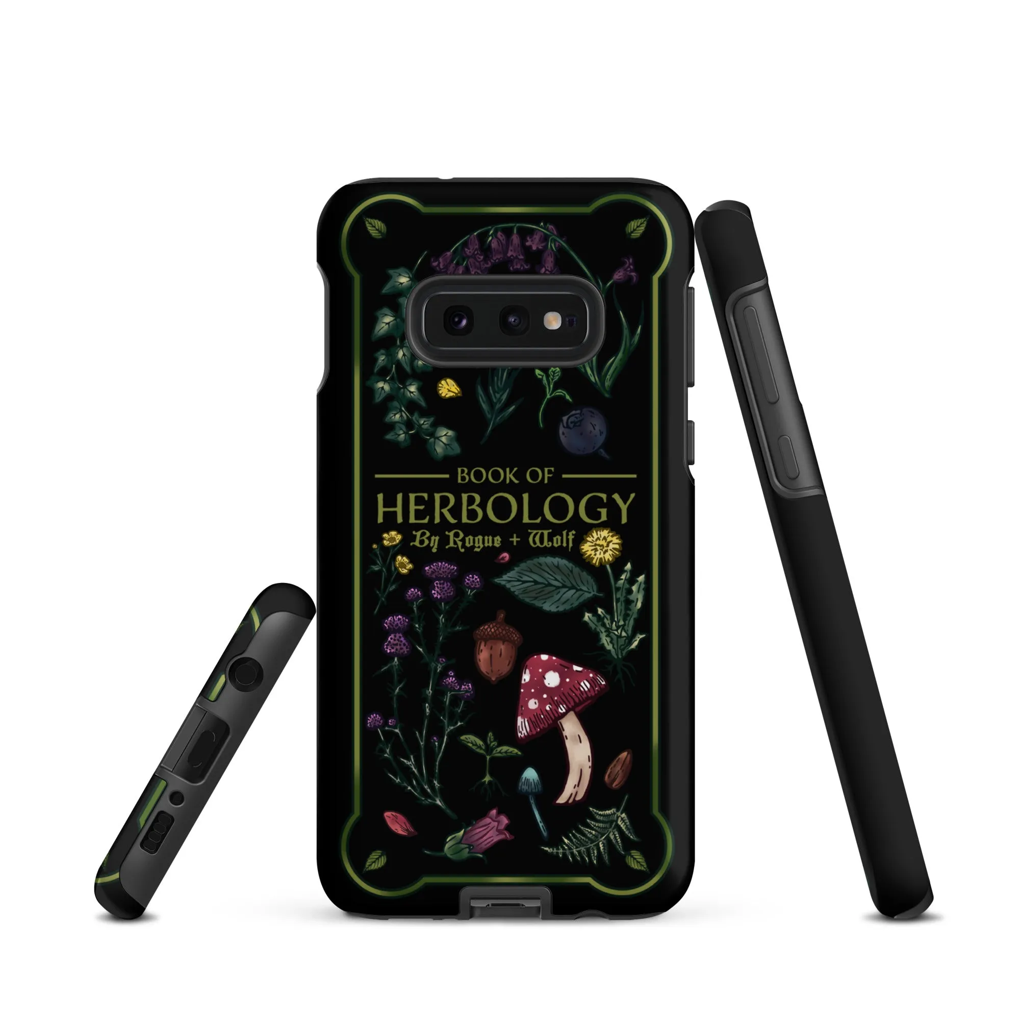 Book of Herbology Shockproof Samsung case - Witchy Goth Phone Accessories Anti-scratch cover