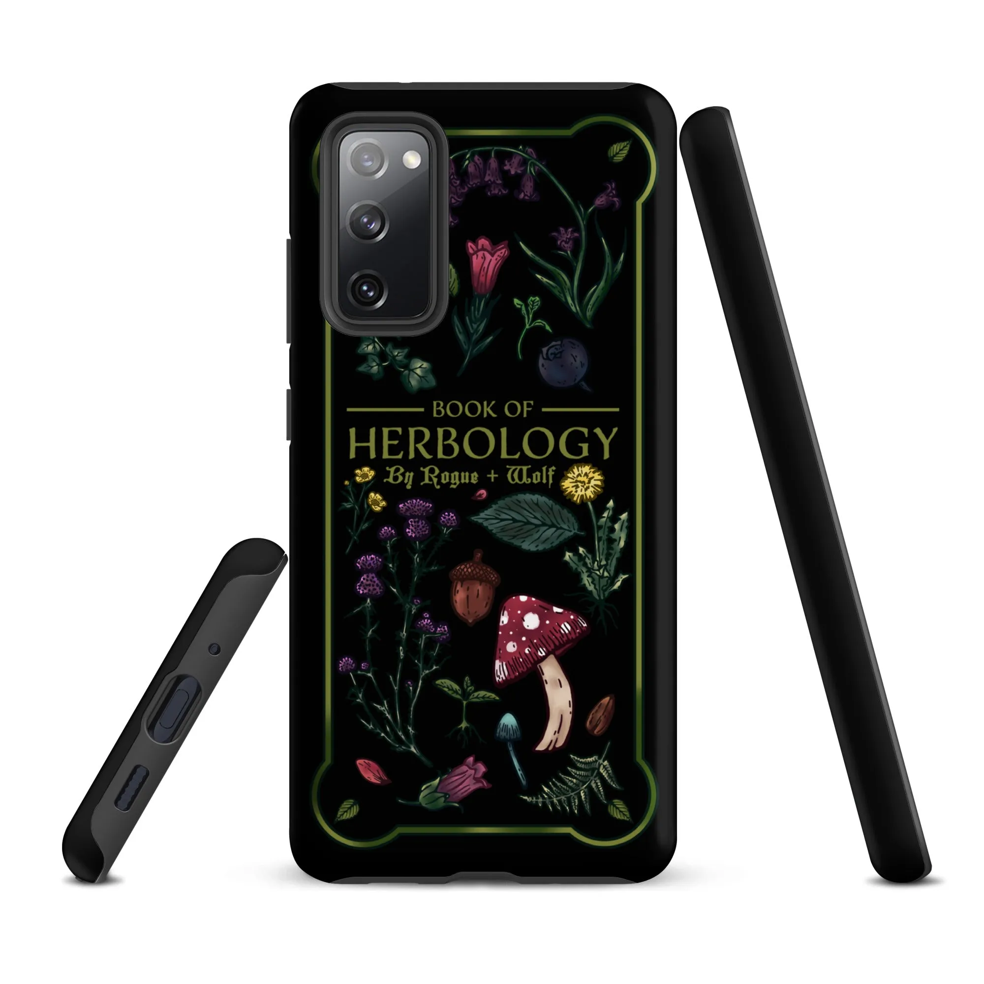 Book of Herbology Shockproof Samsung case - Witchy Goth Phone Accessories Anti-scratch cover