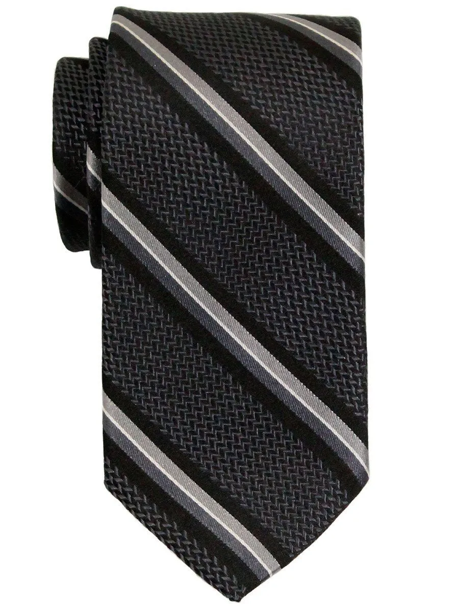 Boy's Tie 23162 Grey/Black