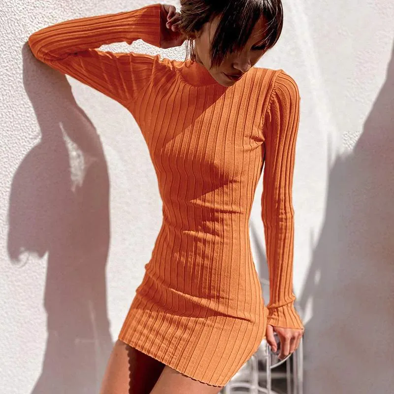 Brigitte Long-Sleeved Mini Dress