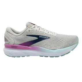 Brooks Women's Ghost 16 White/Grey/Estate Blue