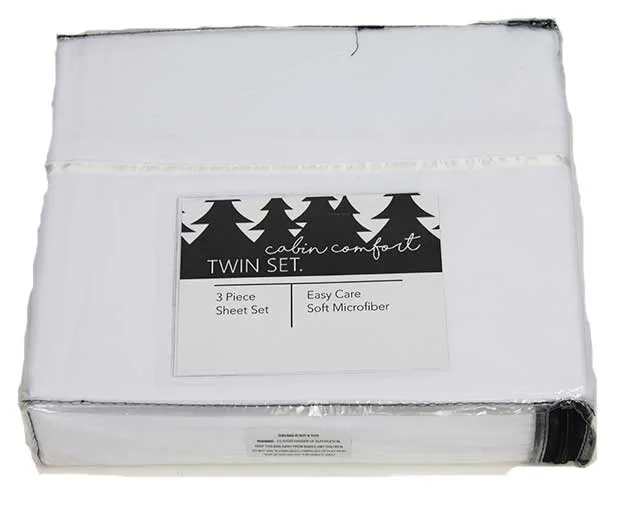 Cabin Comfort Twin XL Sheet Set