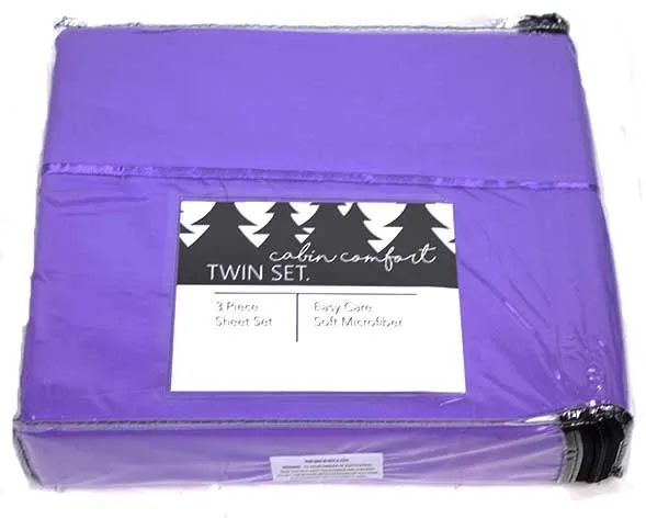 Cabin Comfort Twin XL Sheet Set