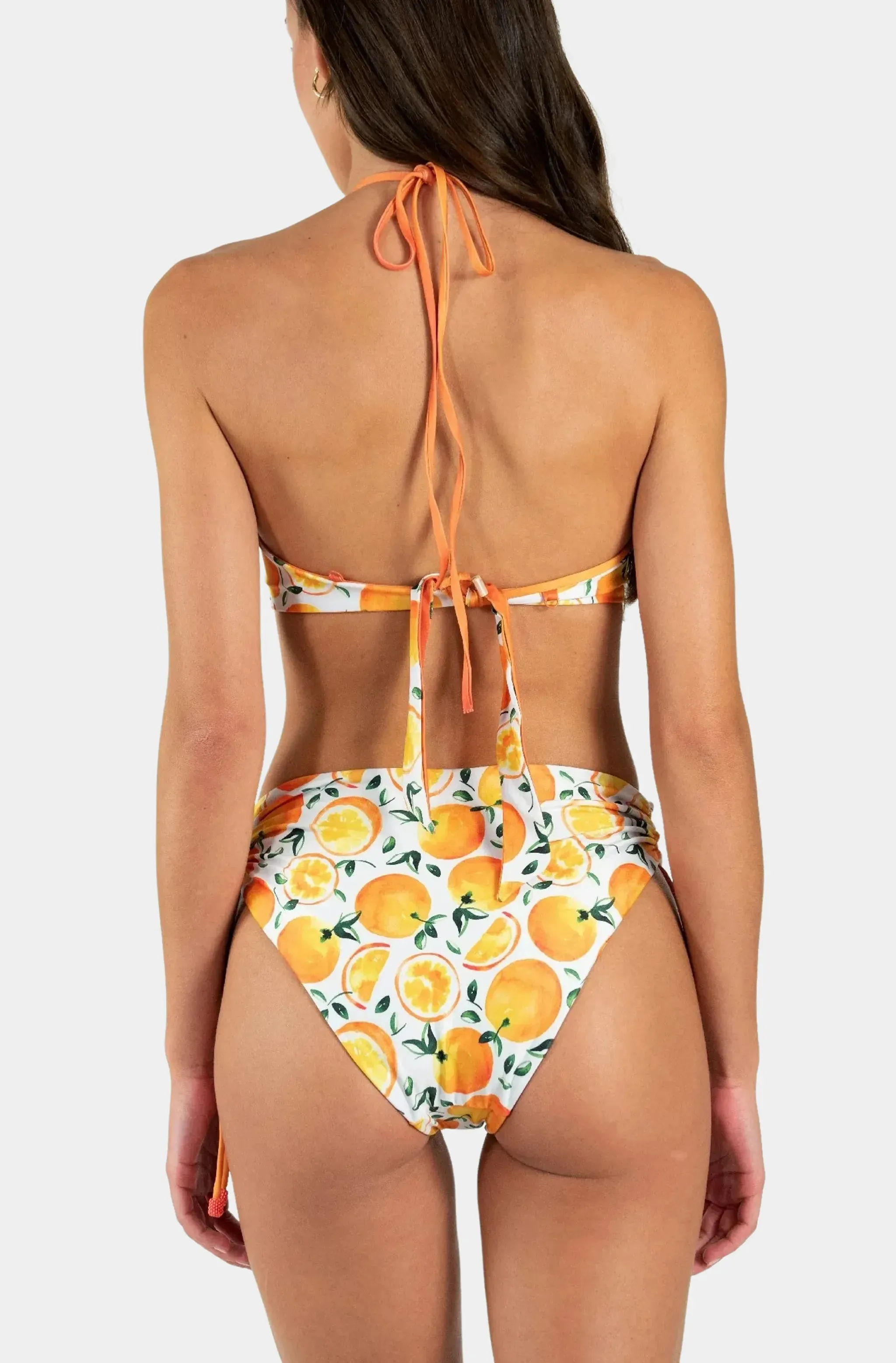 Citrus High Waisted Reversible Bikini Bottom