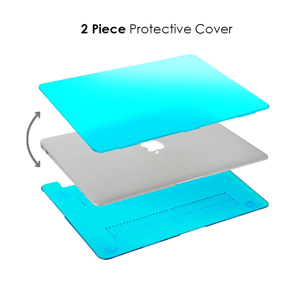 Clear Blue MacBook Case