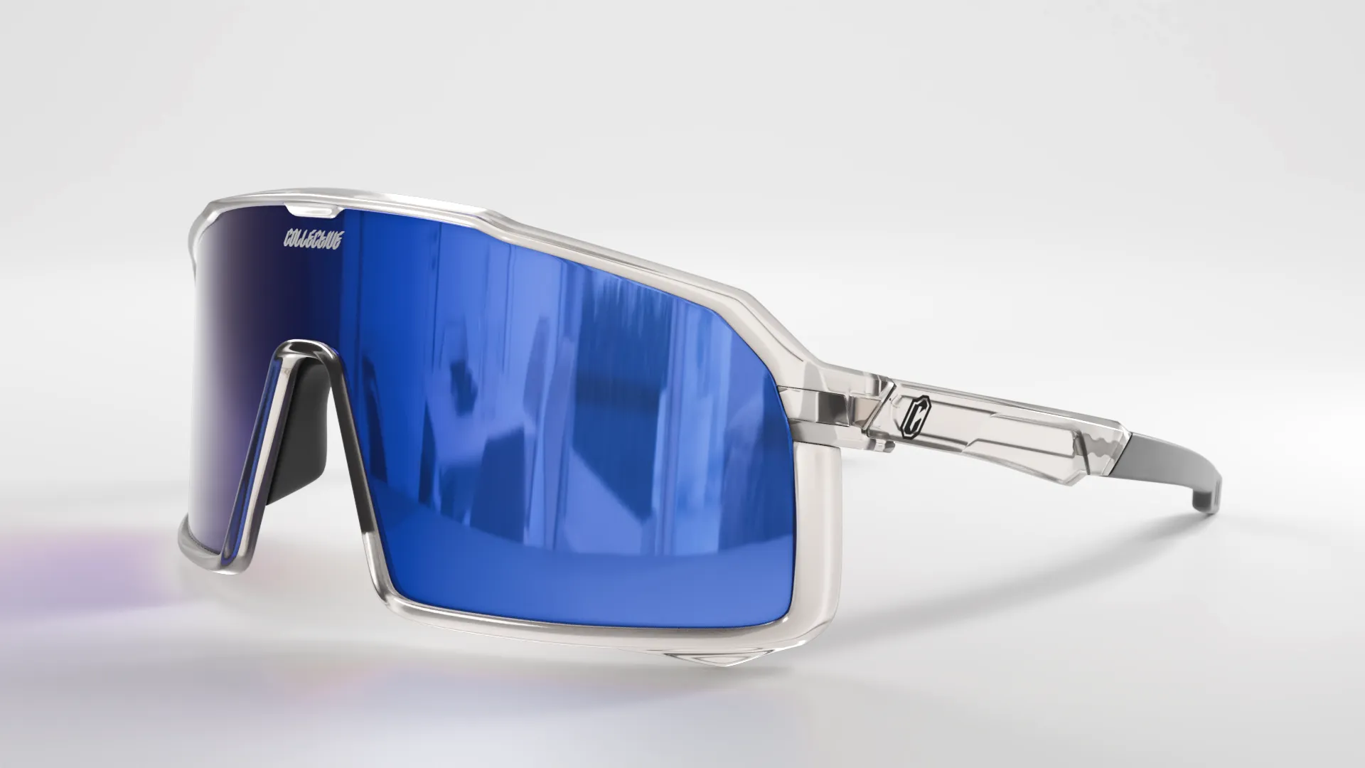 Collective Epsilon Sunglasses - Clear/Blue