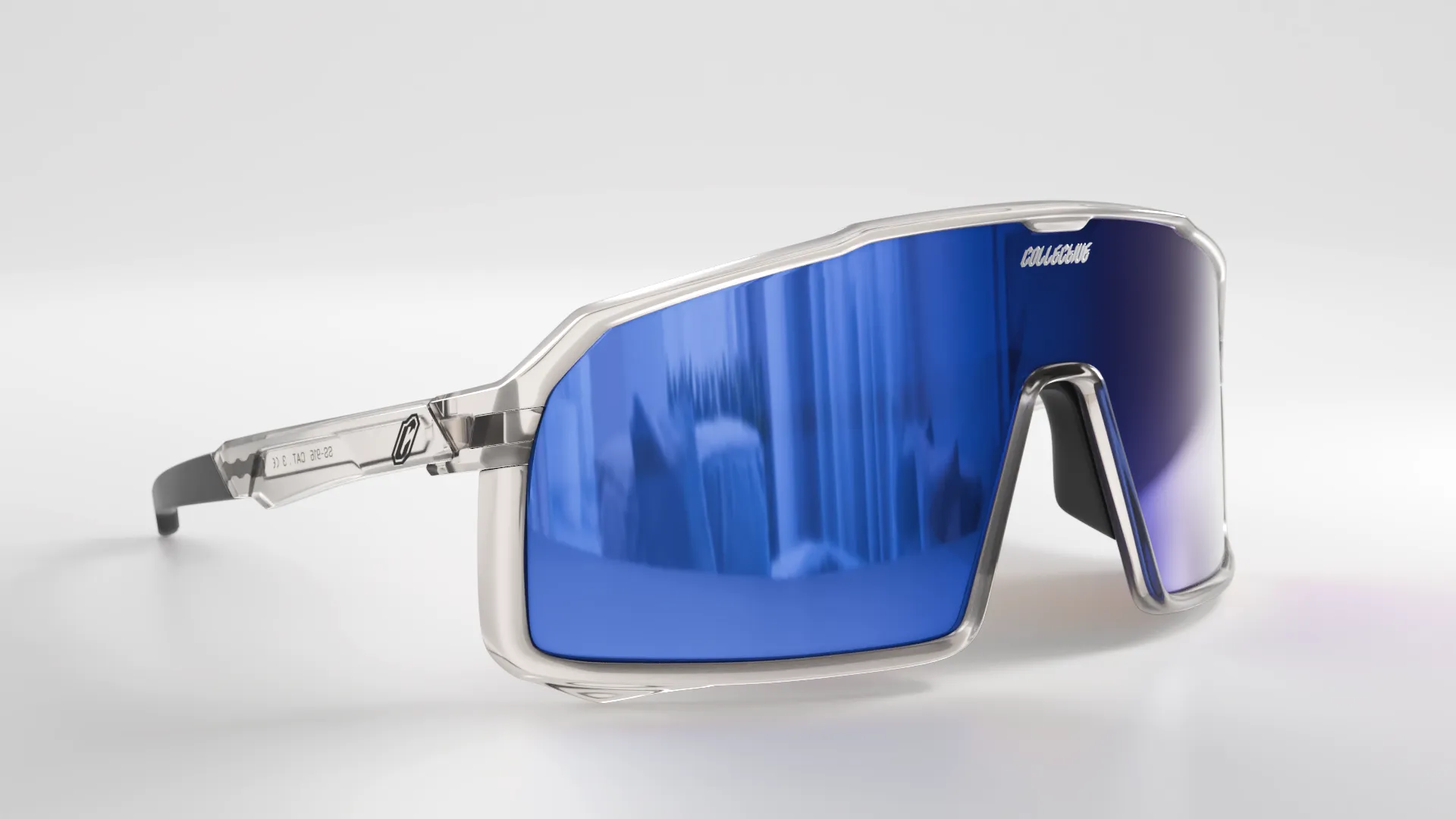 Collective Epsilon Sunglasses - Clear/Blue