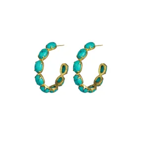 Como Earrings Turquoise