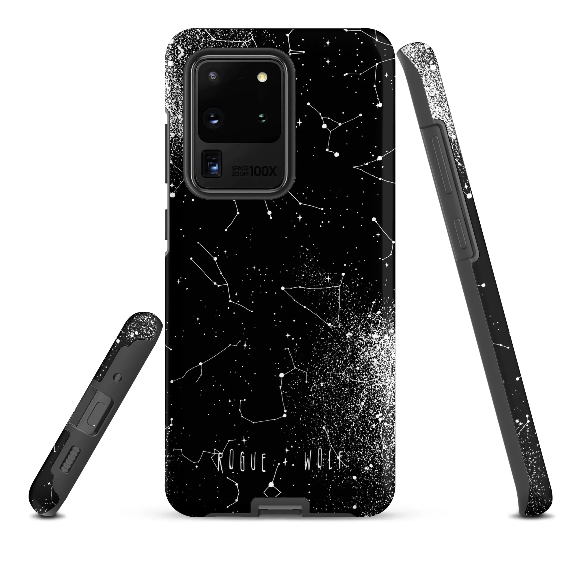 Constellation Tough Phone Case for Samsung - Shockproof Anti-scratch Witchy Goth Cover Cool Gothic Christmas Gifts