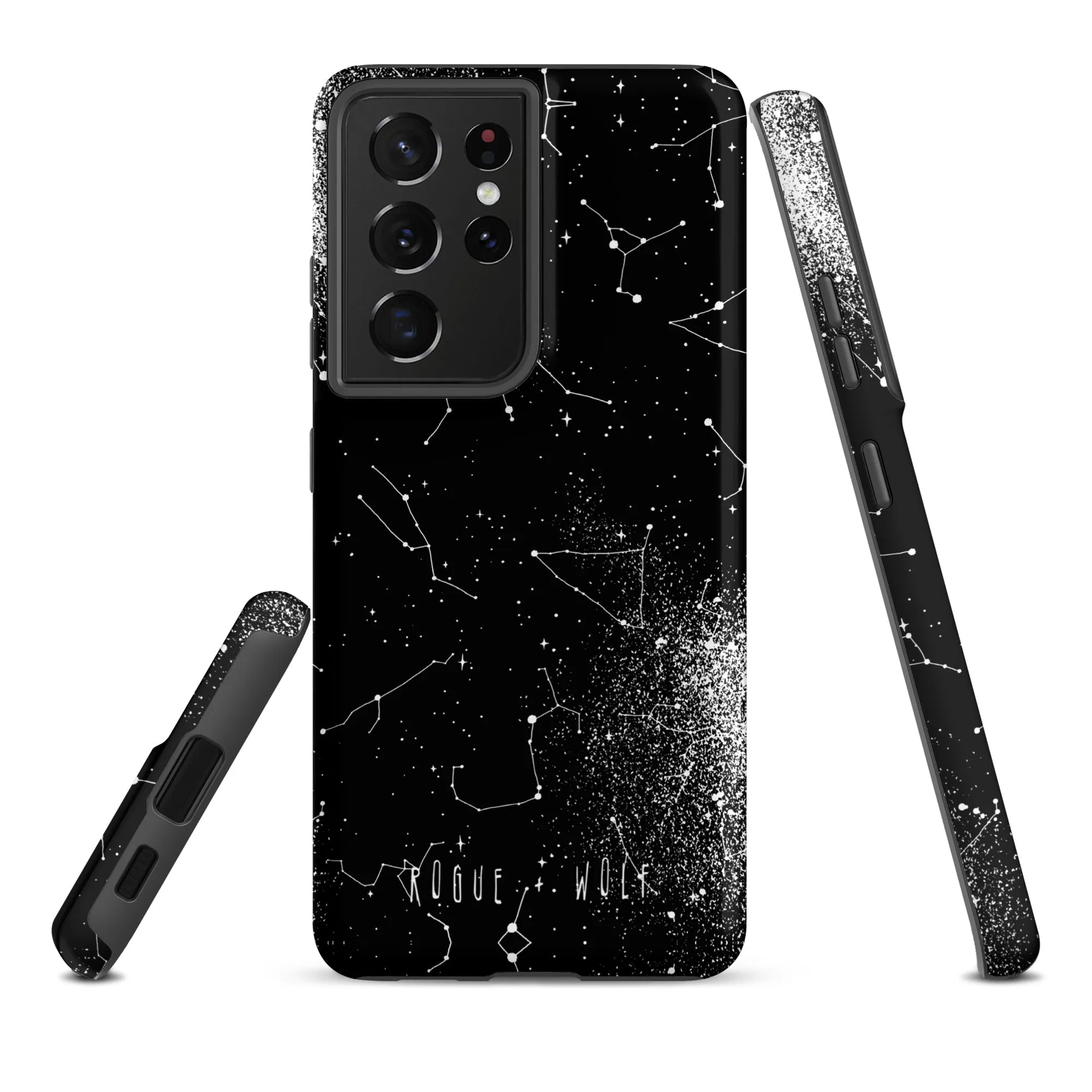 Constellation Tough Phone Case for Samsung - Shockproof Anti-scratch Witchy Goth Cover Cool Gothic Christmas Gifts