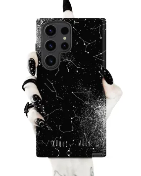 Constellation Tough Phone Case for Samsung - Shockproof Anti-scratch Witchy Goth Cover Cool Gothic Christmas Gifts