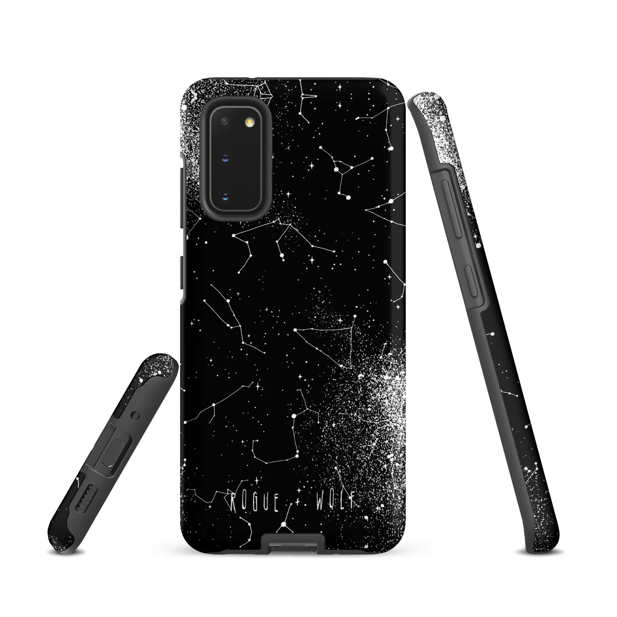 Constellation Tough Phone Case for Samsung - Shockproof Anti-scratch Witchy Goth Cover Cool Gothic Christmas Gifts