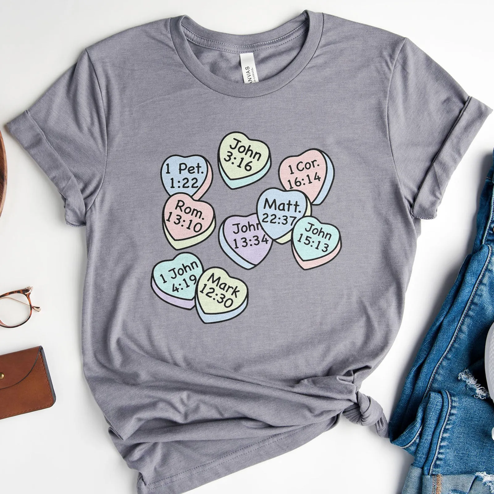 Conversation Hearts Tee