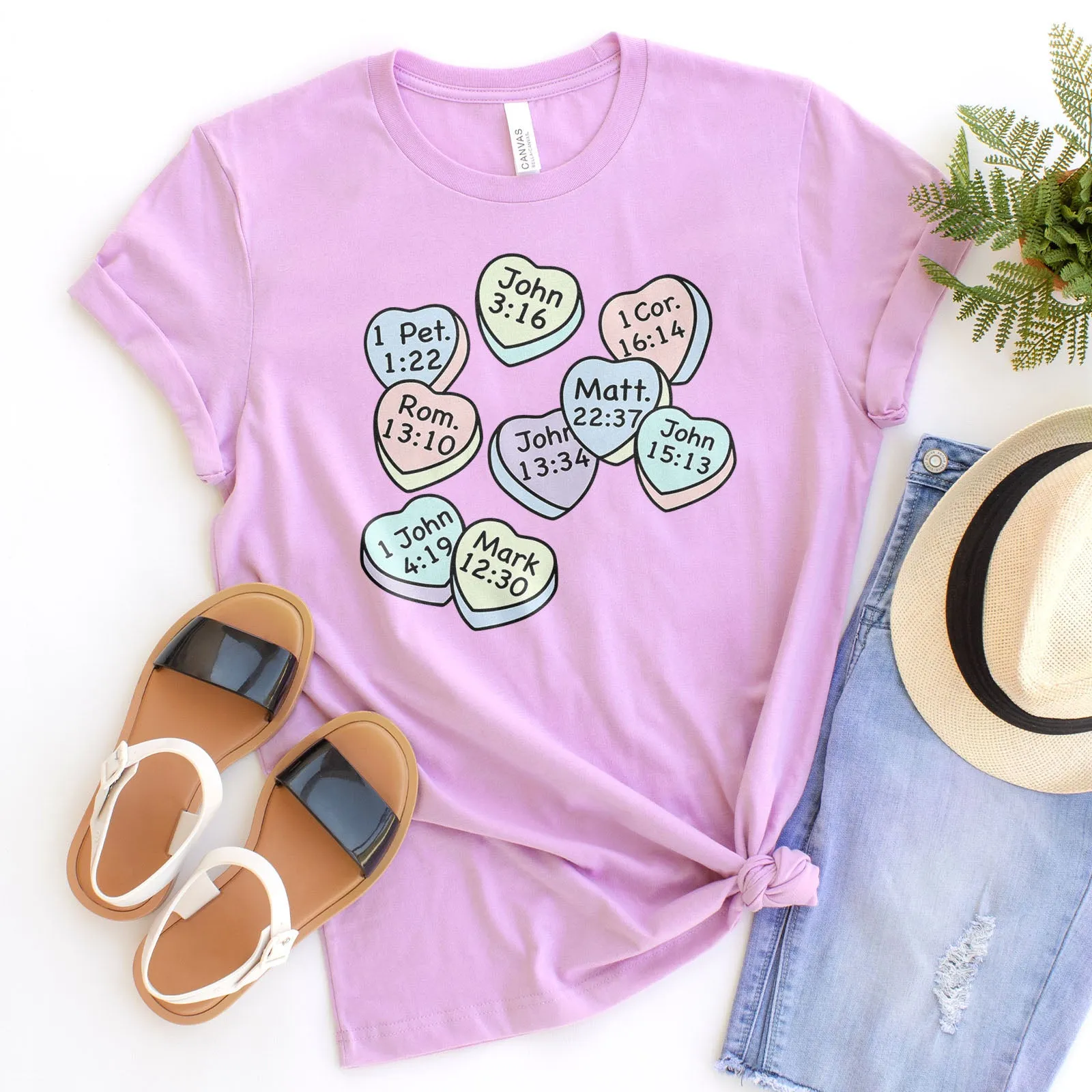 Conversation Hearts Tee