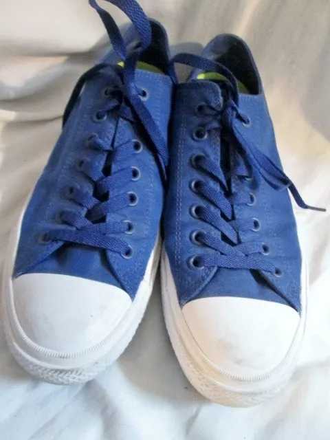 CONVERSE ALL-STAR CHUCK TAYLOR II LOWRISE Sneaker Trainer LUNARLON BLUE M11 W13 Shoe