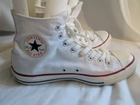 CONVERSE ALL STAR Chucks Hi-Top Sneaker Trainer Athletic Shoe WHITE M8 W10