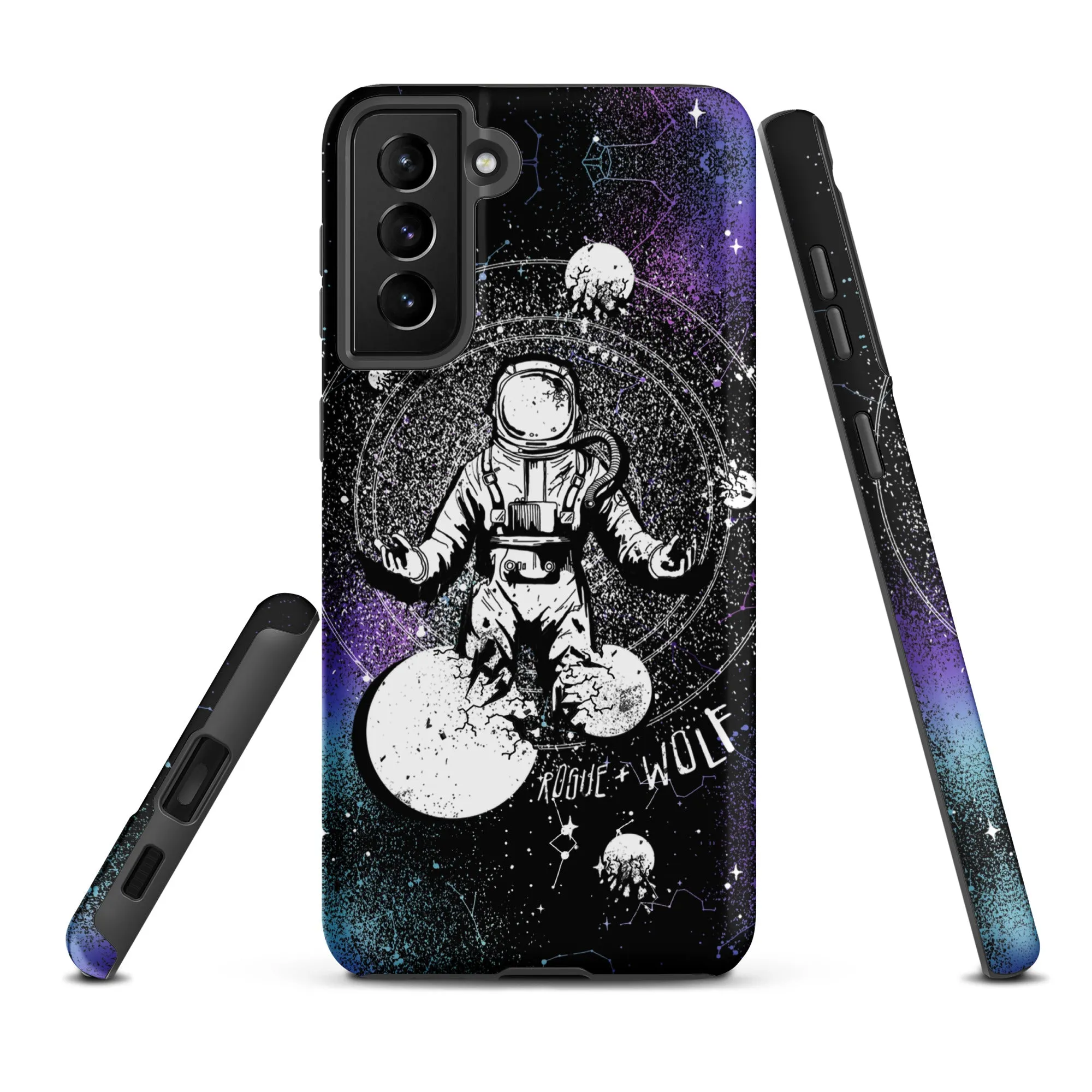 Cosmic Explorer Tough Phone Case for Samsung - Anti-scratch Shockproof Witchy Phone Cover Goth Gifts