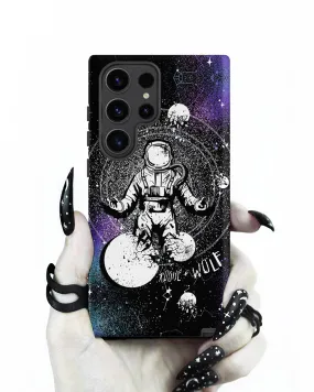 Cosmic Explorer Tough Phone Case for Samsung - Anti-scratch Shockproof Witchy Phone Cover Goth Gifts