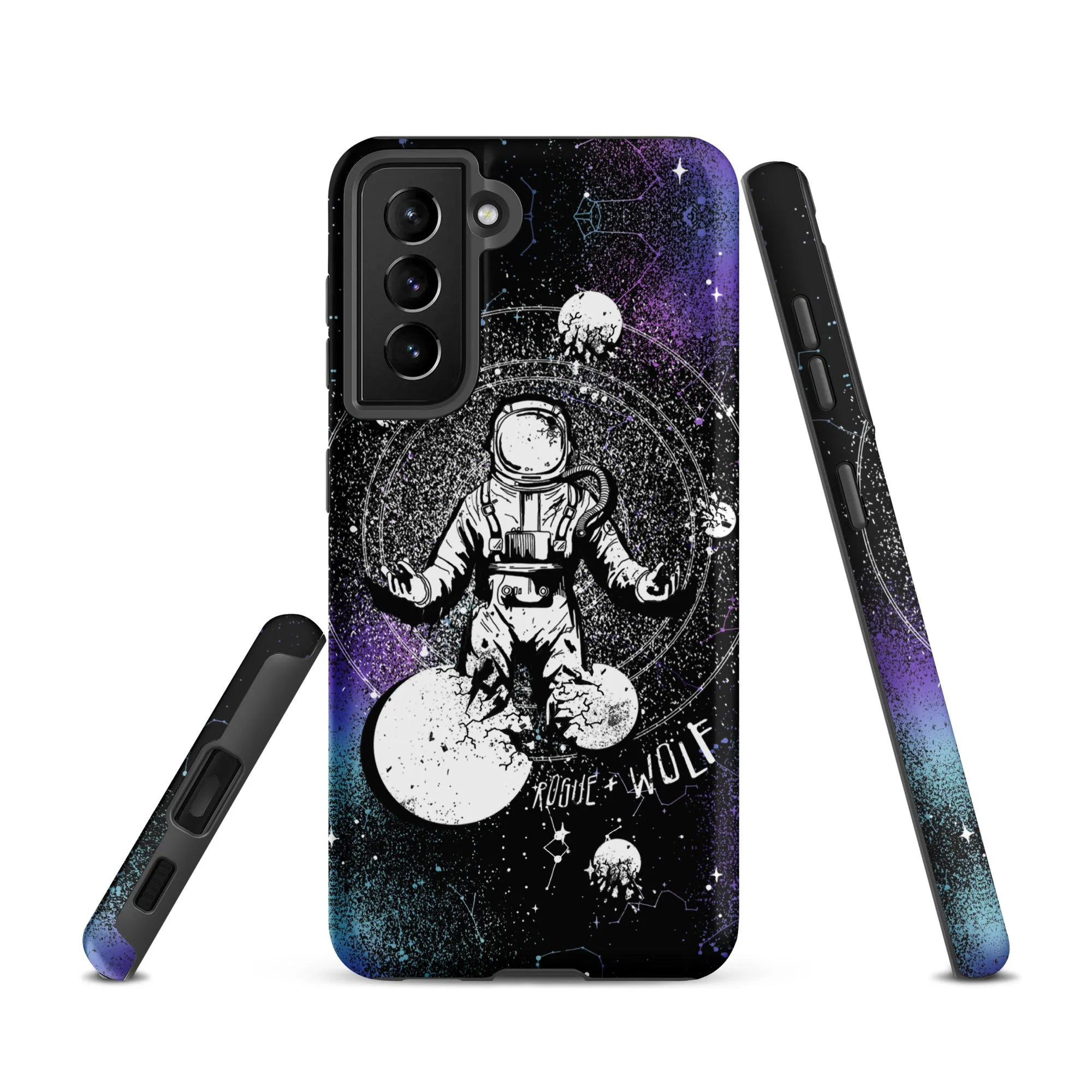 Cosmic Explorer Tough Phone Case for Samsung - Anti-scratch Shockproof Witchy Phone Cover Goth Gifts