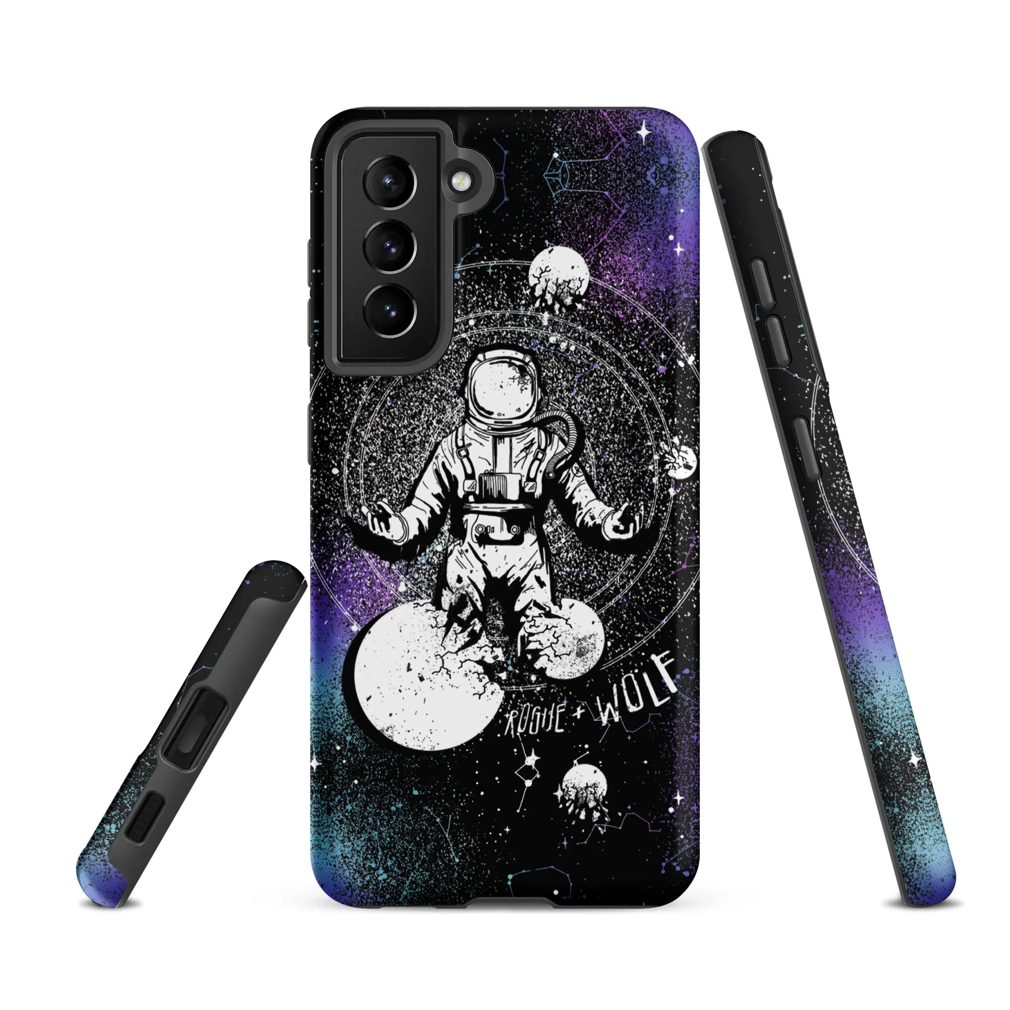 Cosmic Explorer Tough Phone Case for Samsung - Anti-scratch Shockproof Witchy Phone Cover Goth Gifts