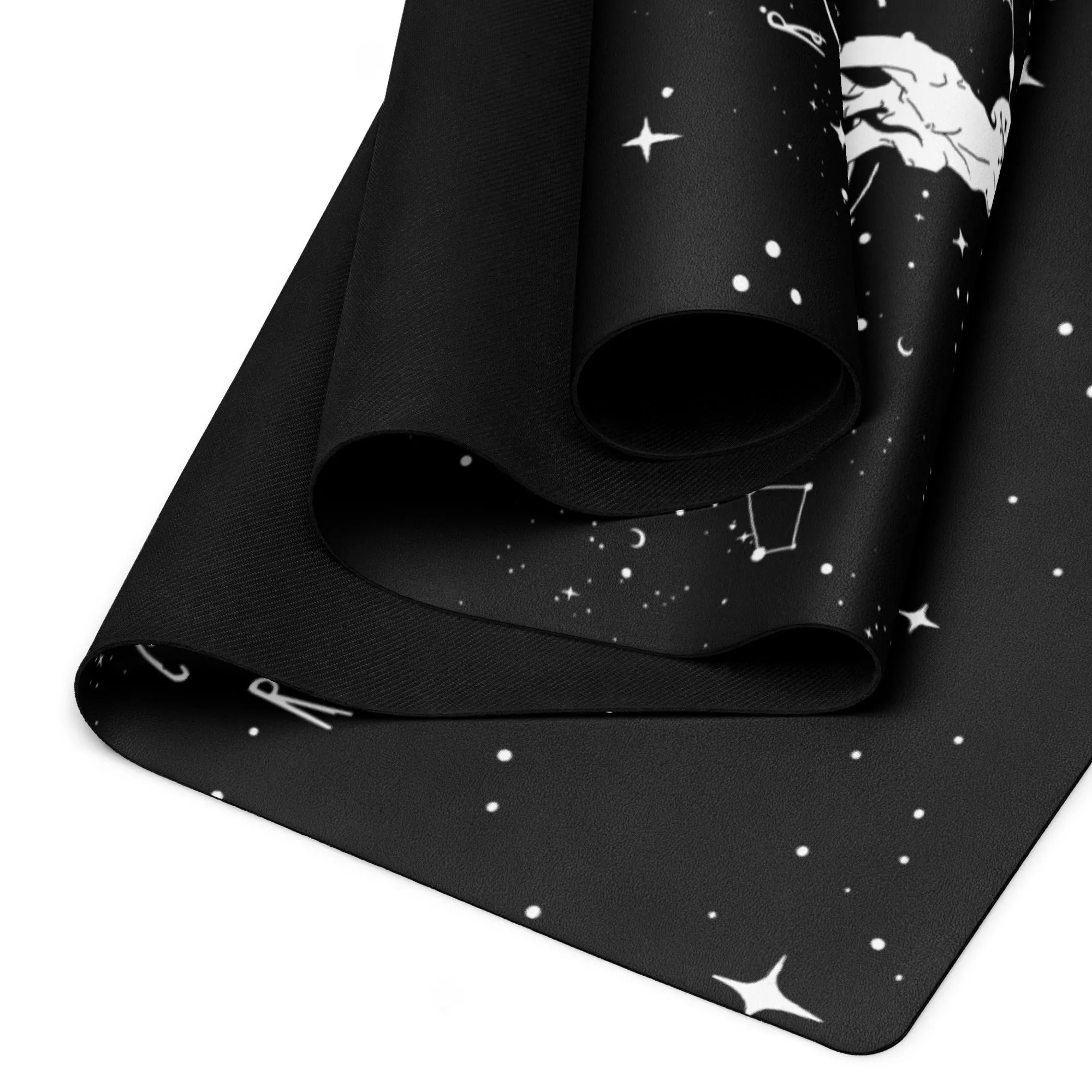 Cosmos Yoga Mat - Witchy Goth Non-Slip Exercise Mat for Yoga Pilates Fitness Cool Gothic Gift for yoga lovers